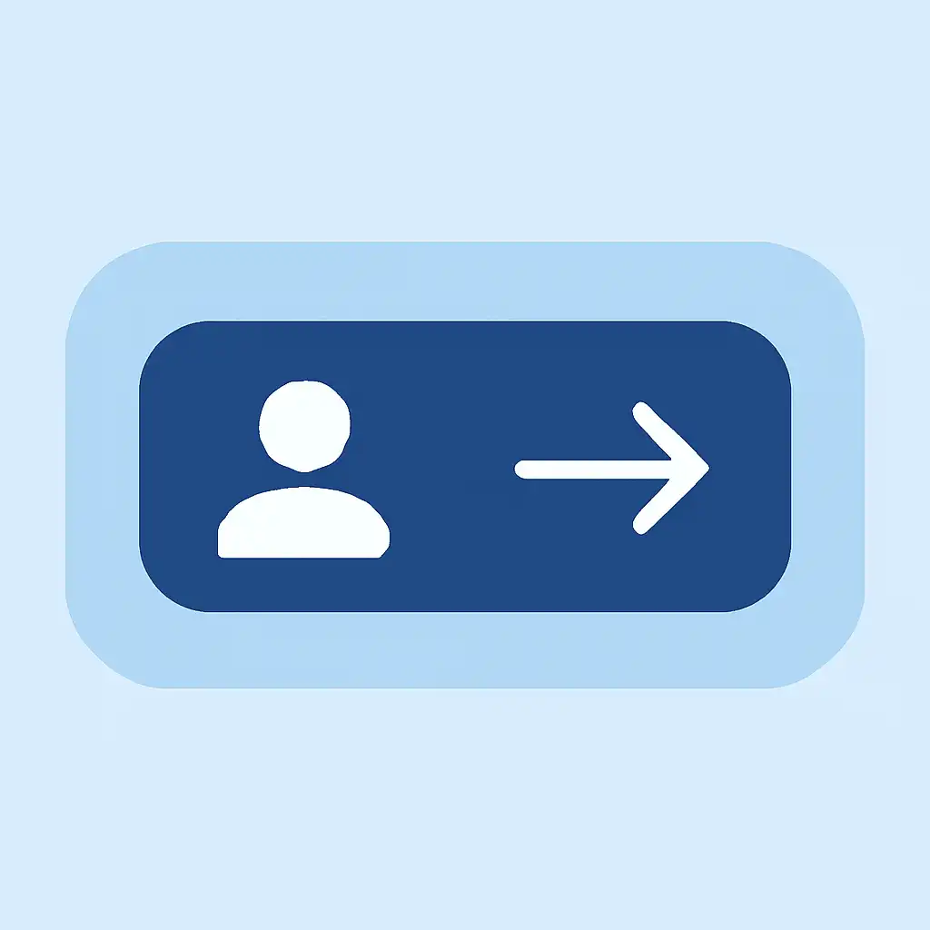 Close-up of button or form field for kaise